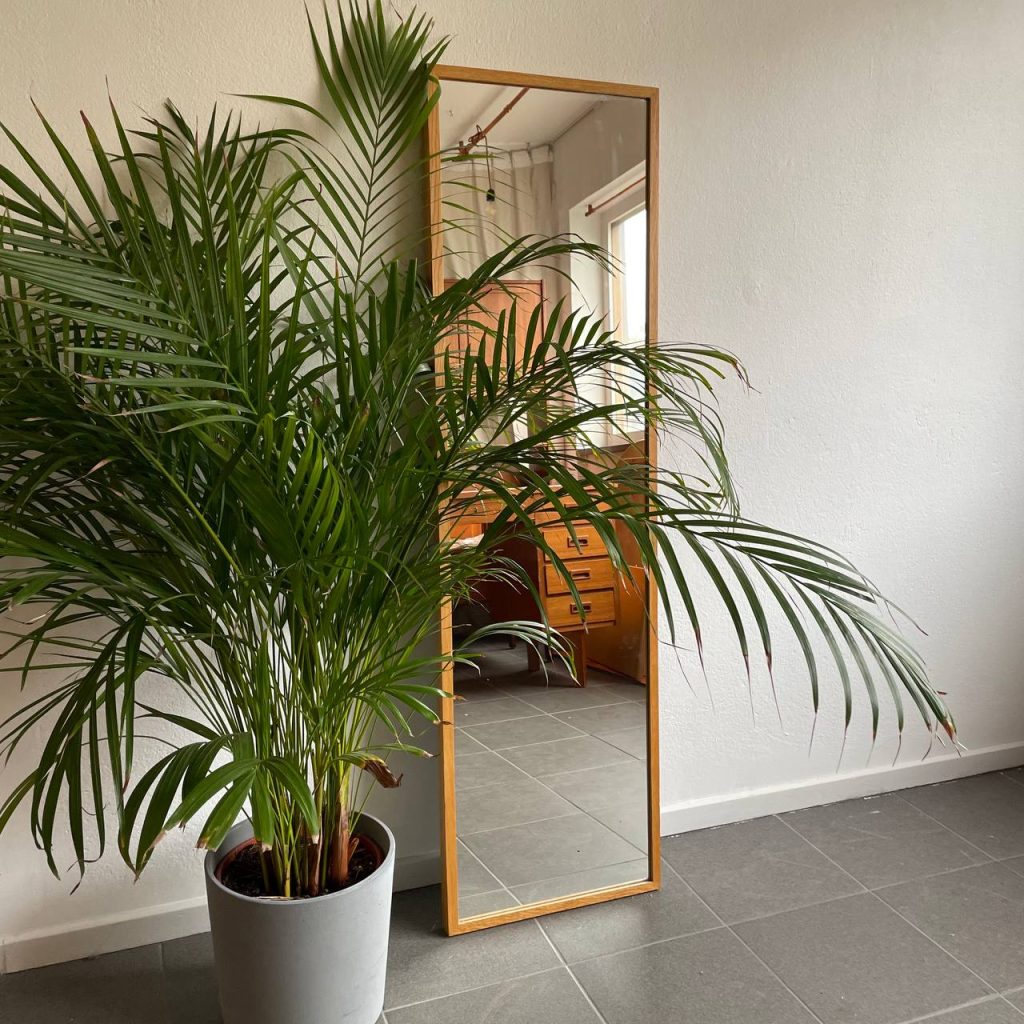 Spegel "Stave" 1999 Ikea. Massiv ek retrodeco stockholm