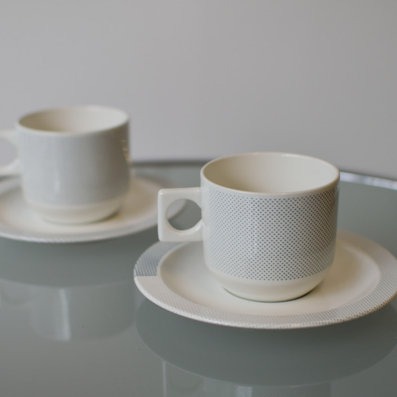 Kaffekoppar Ivory Print Rörstrand Christian von Sydow