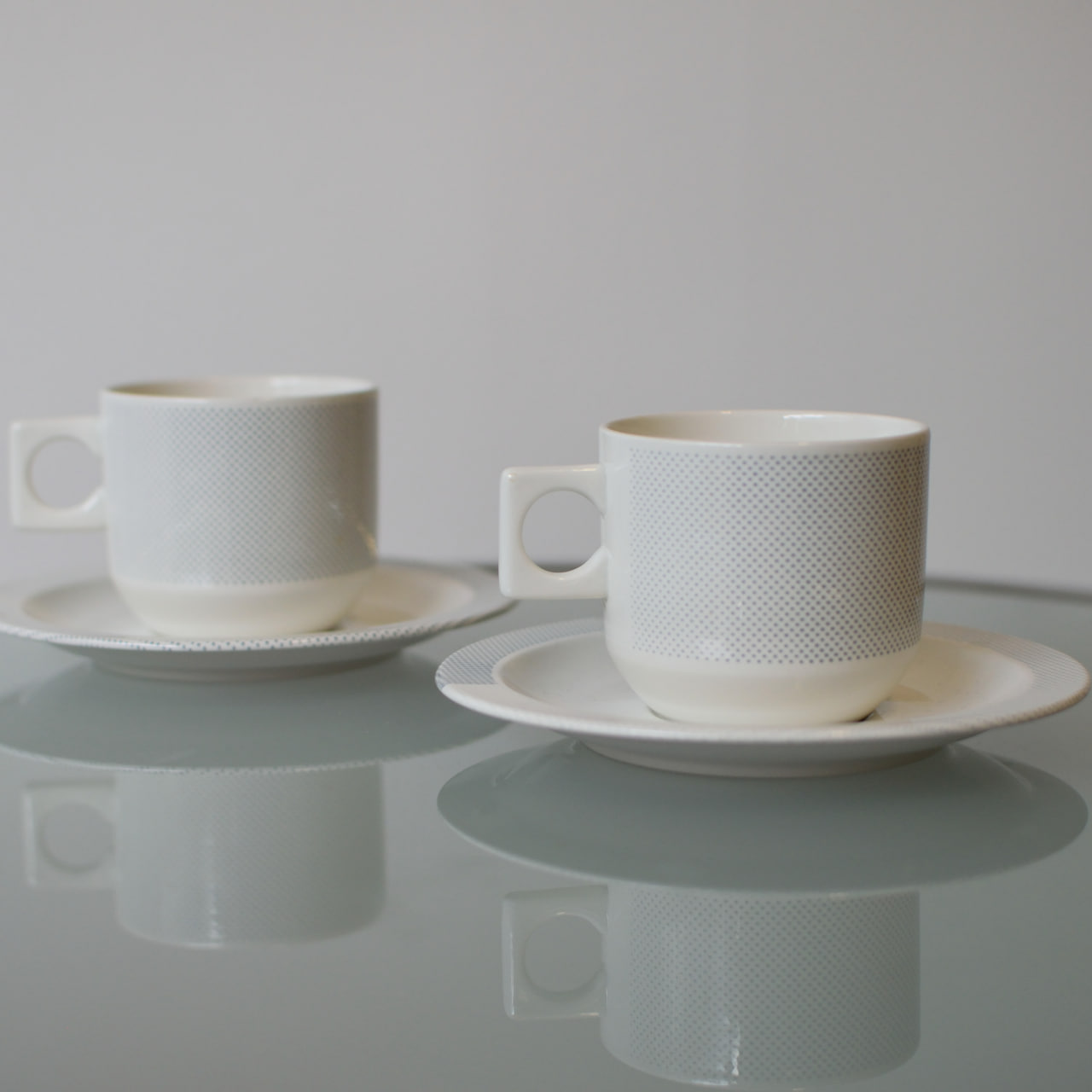 Kaffekoppar Ivory Print Rörstrand Christian von Sydow