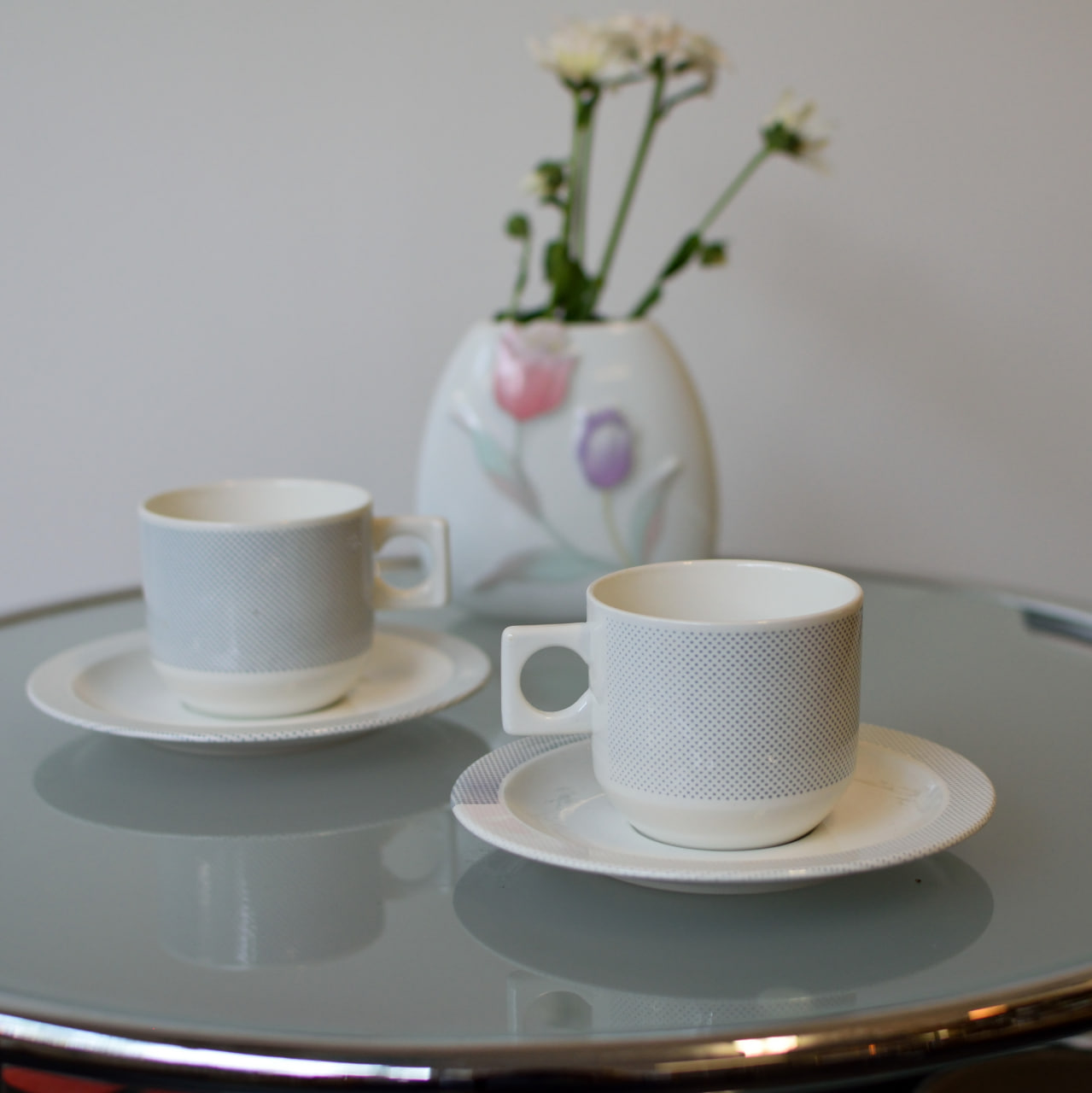 Kaffekoppar Ivory Print Rörstrand Christian von Sydow