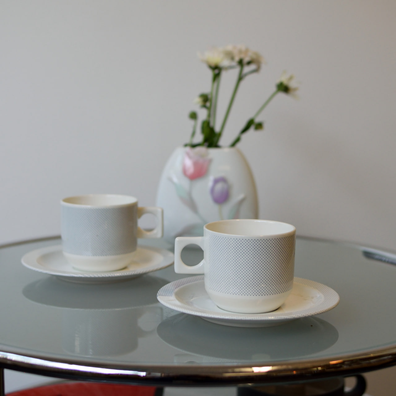 Kaffekoppar Ivory Print Rörstrand Christian von Sydow