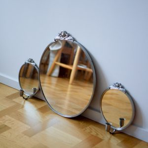 Spegelset från 1930/40-talets Swedish Grace i tenn