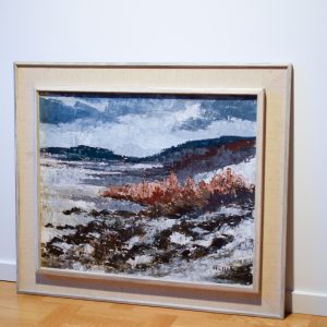 Stig Hallblom landskapsmålning Uppland