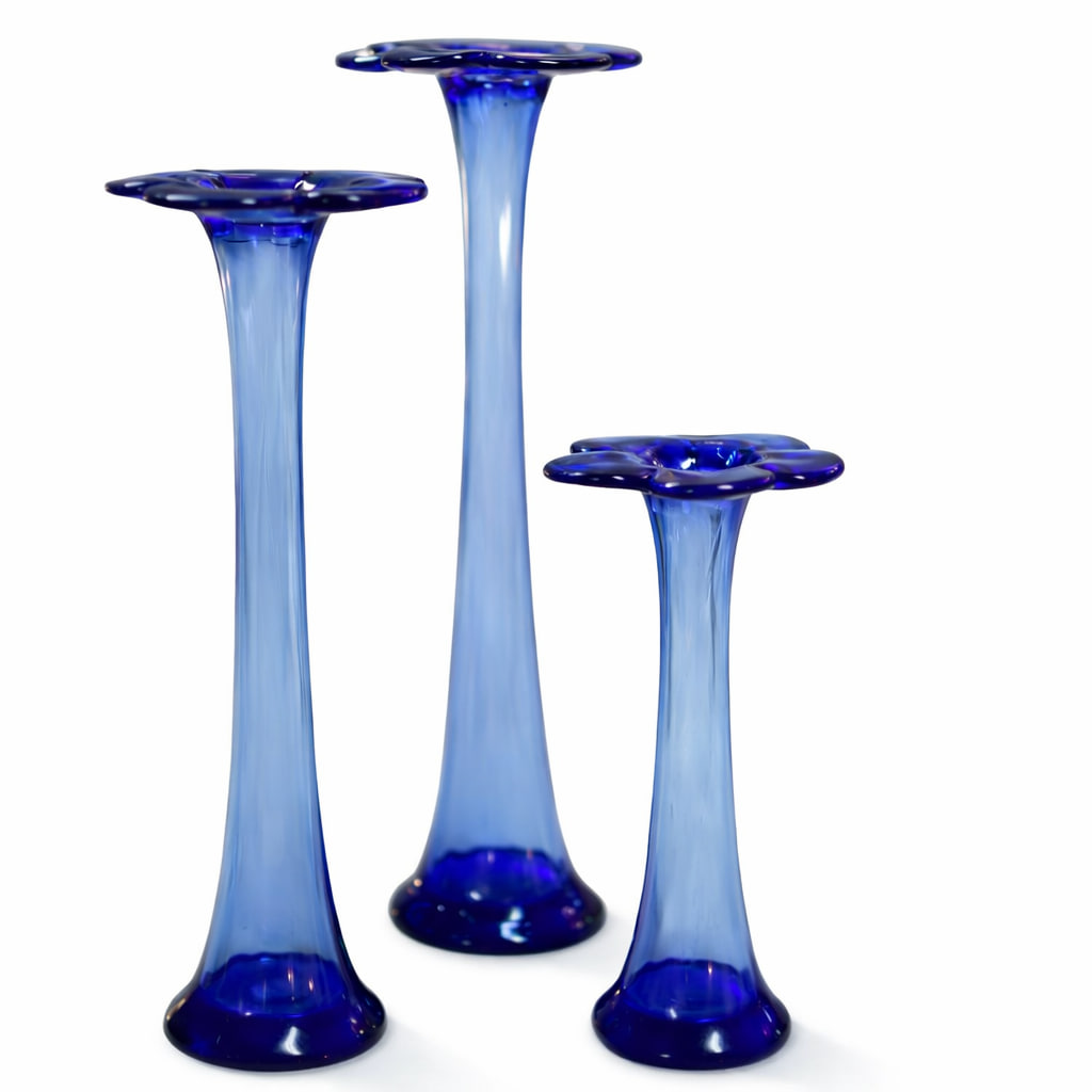 Glasvaser Vídrios de Levante, Spanien, handgjorda