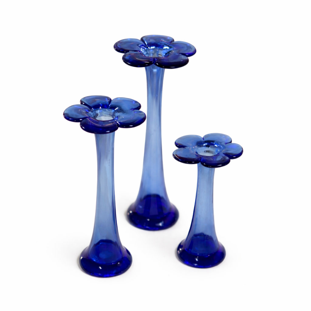 Glasvaser Vídrios de Levante, Spanien, handgjorda
