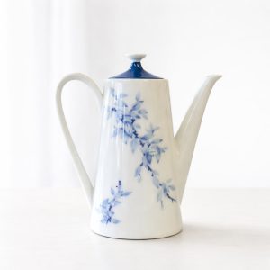 Schönwald Adria kaffekanna blå sommarträdgård