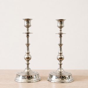 ljusstakar förnicklad mässing Carl Kejser Västerås