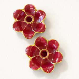 Gefle Rubin ljusstakar keramik