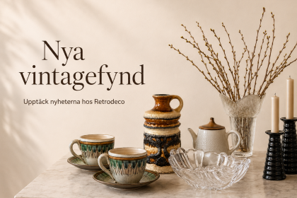 Upptäck nya vintagefynd hos Retrodeco