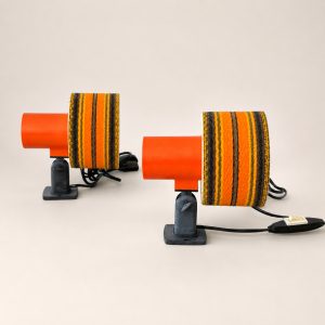 Ett par vintage sänglampor vägglampor från 70-talet