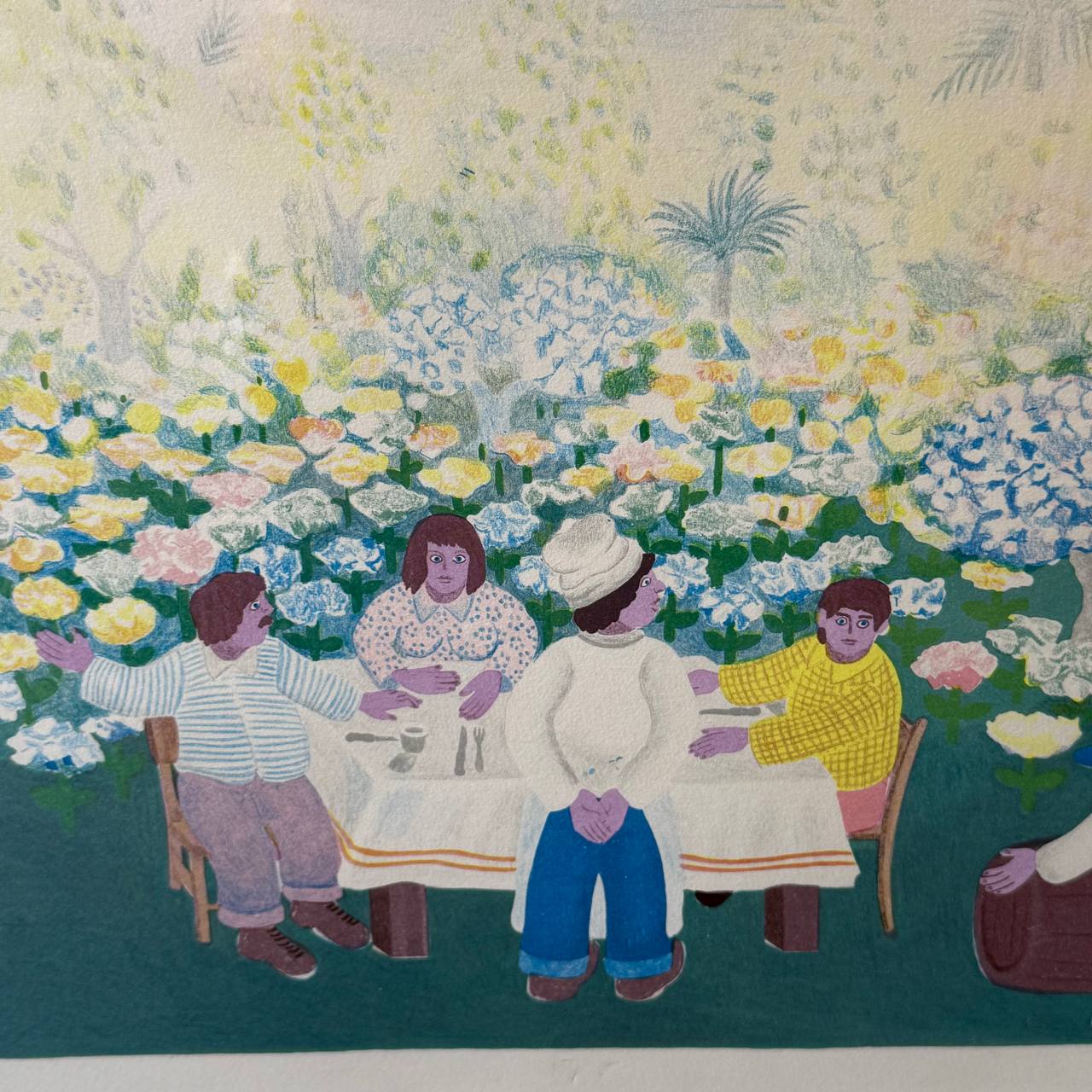 Cesare Marchesini signerad litografi
